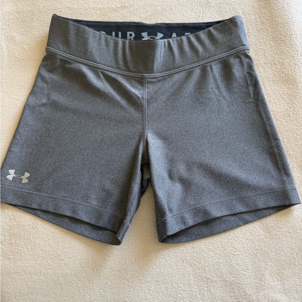 Under Armour Women's Charcoal Gray Athletic Shorts